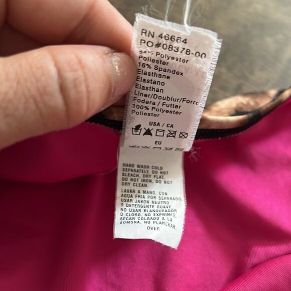 Guess bikini bottom cheetah low rise braided strappy sides - Picture 10 of 10